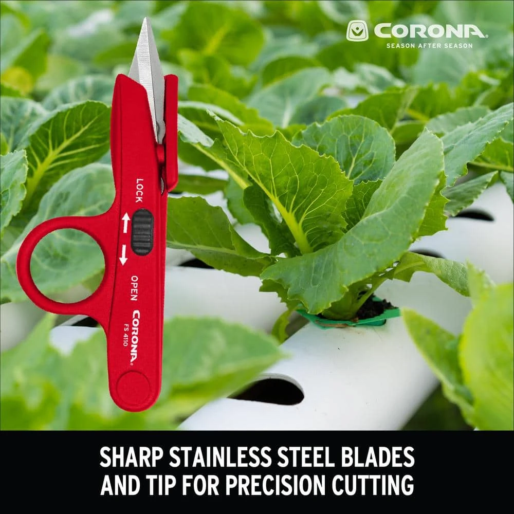 1.25 in. Stainless Steel Hydroponic Finger Micro Snips by Corona 4 1.25 in. Stainless Steel Hydroponic Finger Micro Snips by Corona - Image 2