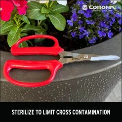 2 in. Stainless Steel Blade with Lightweight Red Handles Hydroponic Scissors by Corona -GARDEN TOOLS Shop corona pruning shears fs 4130 a0 1000