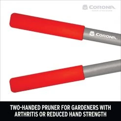 ClassicCUT 2.375 in. High Carbon Steel Blade with Forged Aluminum Handles Two-Handed Bypass Pruner by Corona -GARDEN TOOLS Shop corona tree pruners bp 3225d 40 1000