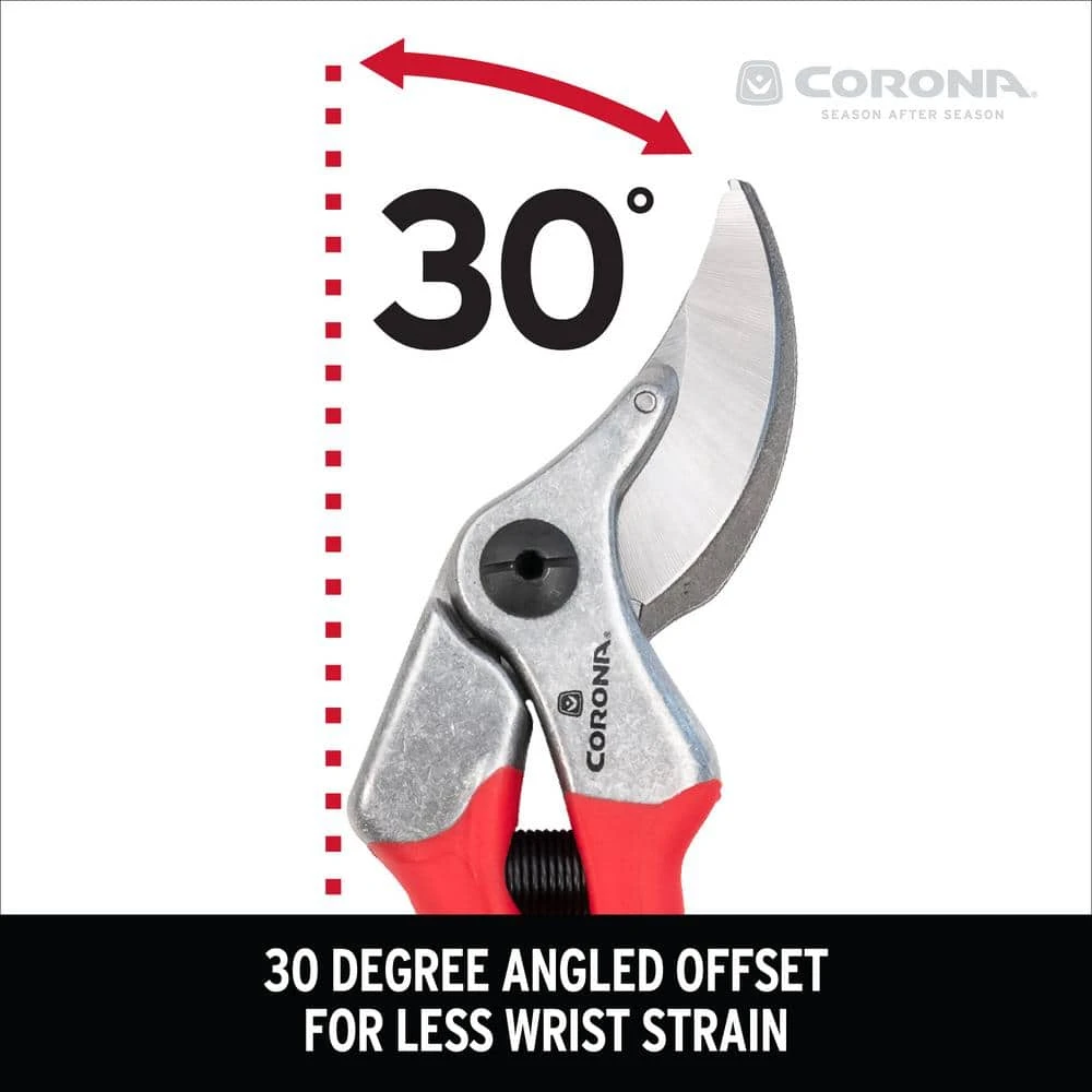 ErgoPRO 3 in. High Carbon Steel Blade with Forged Aluminum Handles Angled Bypass Hand Pruner by Corona 7 ErgoPRO 3 in. High Carbon Steel Blade with Forged Aluminum Handles Angled Bypass Hand Pruner by Corona - Image 5