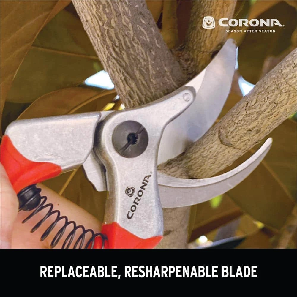 ErgoPRO 3 in. High Carbon Steel Blade with Forged Aluminum Handles Angled Bypass Hand Pruner by Corona 8 ErgoPRO 3 in. High Carbon Steel Blade with Forged Aluminum Handles Angled Bypass Hand Pruner by Corona - Image 6