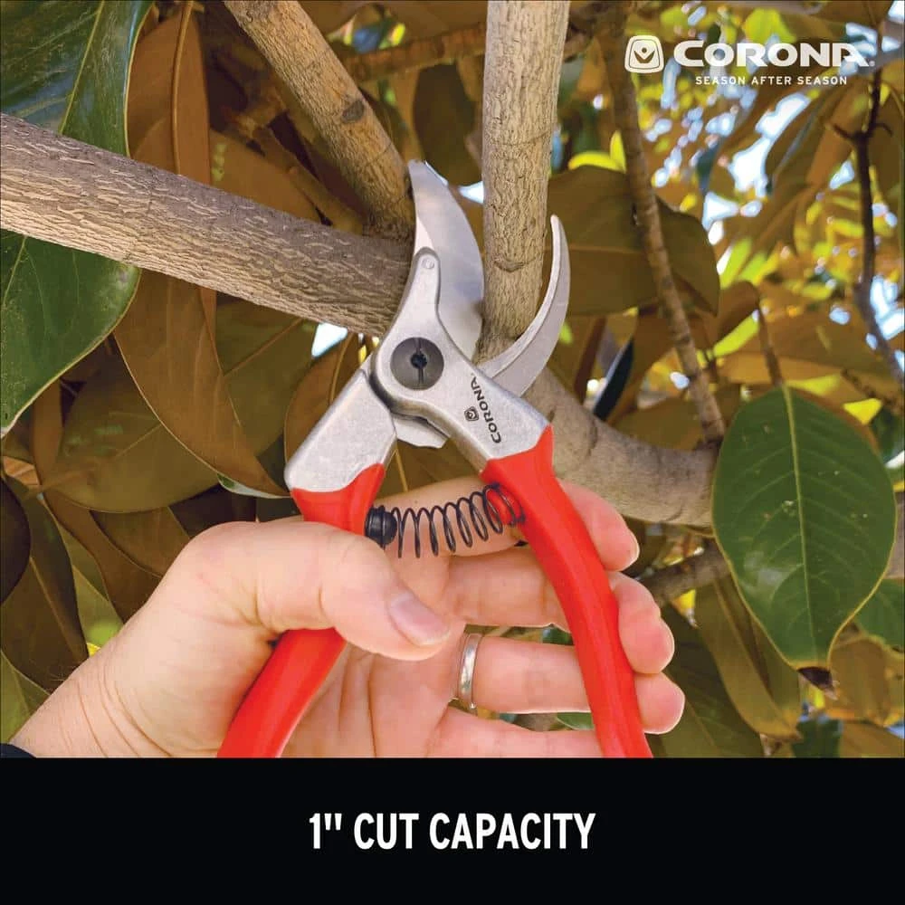 ErgoPRO 3 in. High Carbon Steel Blade with Forged Aluminum Handles Angled Bypass Hand Pruner by Corona 6 ErgoPRO 3 in. High Carbon Steel Blade with Forged Aluminum Handles Angled Bypass Hand Pruner by Corona - Image 4