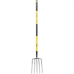 52 in. Fiberglass Handle 5-Tine Garden Fork by DEWALT