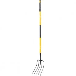 52 in. Fiberglass Handle 5-Tine Garden Fork by DEWALT -GARDEN TOOLS Shop dewalt garden forks dxlha2615 77 1000