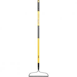 60 in. Fiberglass Handle 16-Tine Bow Rake by DEWALT