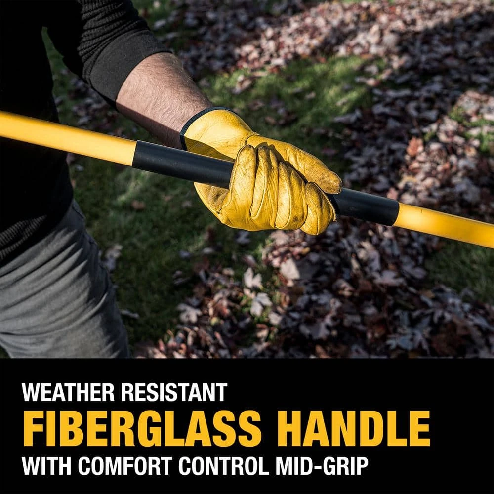 53 in. Fiberglass Handle 24-Tine Steel Leaf Rake by DEWALT 13 53 in. Fiberglass Handle 24-Tine Steel Leaf Rake by DEWALT - Image 11