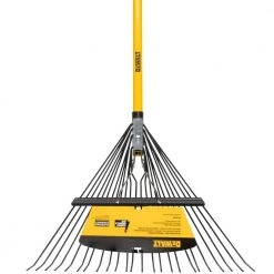 53 in. Fiberglass Handle 24-Tine Steel Leaf Rake by DEWALT 18 53 in. Fiberglass Handle 24-Tine Steel Leaf Rake by DEWALT -GARDEN TOOLS Shop dewalt leaf rakes dxlha2608 4f 1000