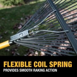 53 in. Fiberglass Handle 24-Tine Steel Leaf Rake by DEWALT 16 53 in. Fiberglass Handle 24-Tine Steel Leaf Rake by DEWALT -GARDEN TOOLS Shop dewalt leaf rakes dxlha2608 66 1000