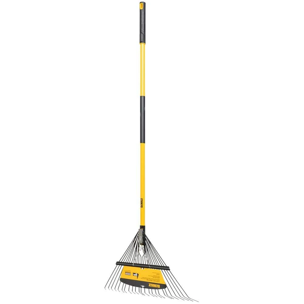 53 in. Fiberglass Handle 24-Tine Steel Leaf Rake by DEWALT 7 53 in. Fiberglass Handle 24-Tine Steel Leaf Rake by DEWALT - Image 5