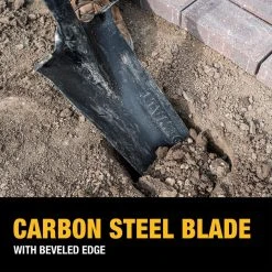 32 in. Fiberglass D-Handle Drain Spade by DEWALT -GARDEN TOOLS Shop dewalt shovels dxlha2605 76 1000