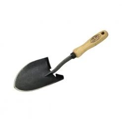 5 in. x 13.25 in. L Ash Hardwood Handle Welldone American Mini Shovel with Tempered Boron Steel Head by DeWit