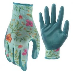 Women's Large Nitrile Coated Garden Gloves by Digz