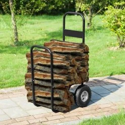 Firewood Log Cart Wood Mover-Hauler-Roller in Black by Earth Worth 11 Firewood Log Cart Wood Mover-Hauler-Roller in Black by Earth Worth -GARDEN TOOLS Shop earth worth garden carts 825348qfa 31 1000