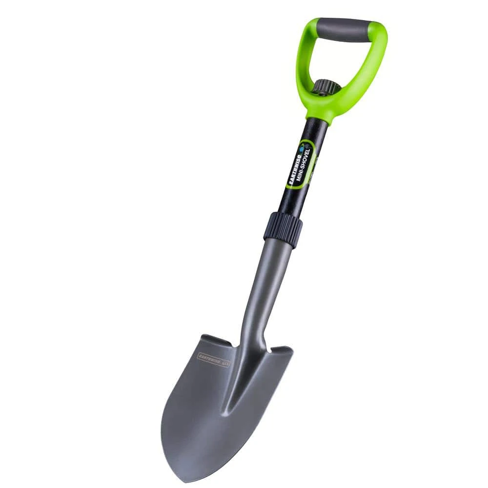 26.5 in. D x 5.25 in. Carbon Steel Blade, Plastic D-Handle Compact Collapsible Trenching Mini-Shovel by Earthwise 3 26.5 in. D x 5.25 in. Carbon Steel Blade, Plastic D-Handle Compact Collapsible Trenching Mini-Shovel by Earthwise