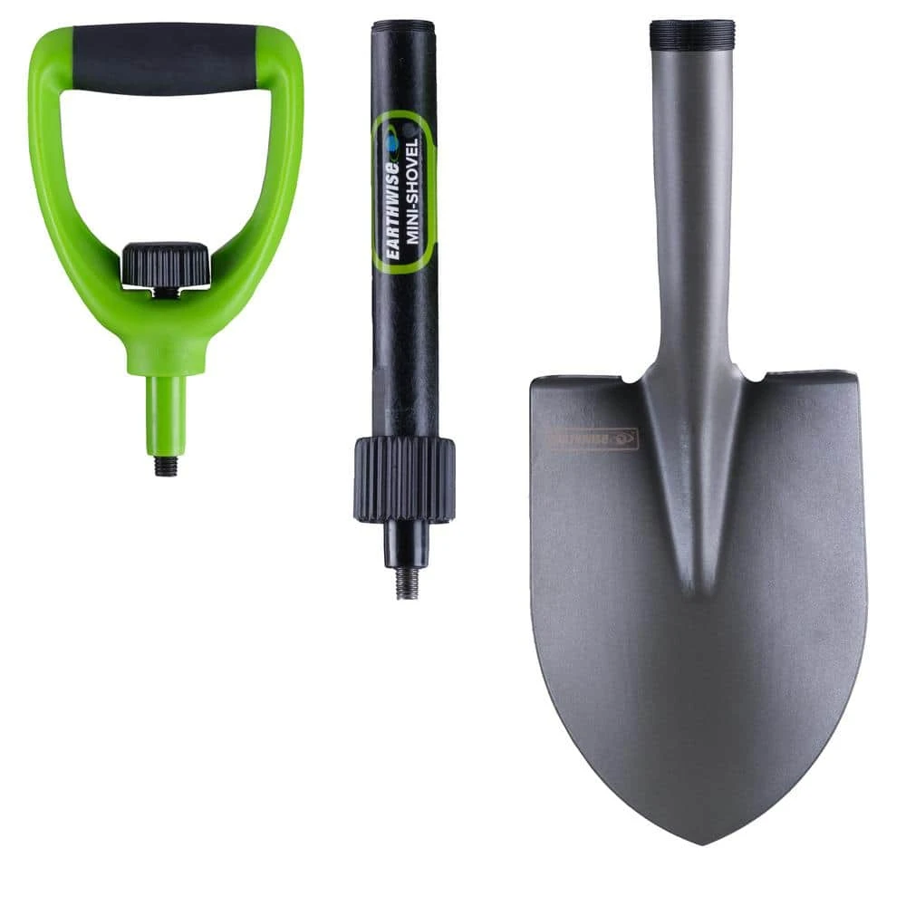 26.5 in. D x 5.25 in. Carbon Steel Blade, Plastic D-Handle Compact Collapsible Trenching Mini-Shovel by Earthwise 4 26.5 in. D x 5.25 in. Carbon Steel Blade, Plastic D-Handle Compact Collapsible Trenching Mini-Shovel by Earthwise - Image 2