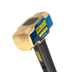 4 lbs. Brass Sledge Hammer with 12 in. Indestructible Handle by Estwing -GARDEN TOOLS Shop estwing sledge hammers esh 412x br 4f 1000