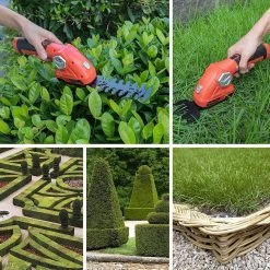 12 in. Light-Duty Cordless Grass Shears Handheld Grass Hedge Shears 2 in 1 Grass Clippers Shrub Bush Trimmer for Garden by EVEAGE -GARDEN TOOLS Shop eveage hedge shears hslbjipx1 706 ycq 76 1000