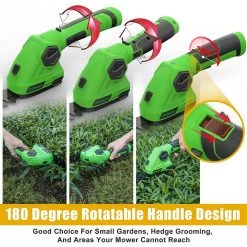 12 in. Cordless Grass Shears - Electric Hedge Shears, 12 in Light Duty Handheld Grass Shears Power Hedge Trimmers by EVEAGE -GARDEN TOOLS Shop eveage hedge shears lslbjipx1 707 1 4f 1000