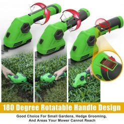 12 in. Light-Duty Cordless Grass Shears Handheld Grass Hedge Shears 2 in 1 Grass Clippers Shrub Bush Trimmer for Garden by EVEAGE -GARDEN TOOLS Shop eveage hedge shears lslbjipx1 707 ycq fa 1000