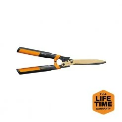 Titanium Coated Blades, 23 in. PowerGear 2 Hedge Shears by Fiskars