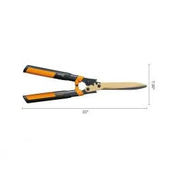 PowerGear Titanium 23.25 in. Hedge Shears by Fiskars -GARDEN TOOLS Shop fiskars hedge shears 398892 1d 1000