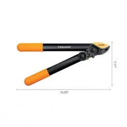 1-1/4 in. Cut Capacity, Titanium Coated Steel Blade, 15 in. PowerGear Anvil Lopper by Fiskars -GARDEN TOOLS Shop fiskars loppers 379722 1007 40 1000