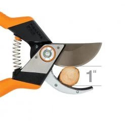 Pro 1 in. Cut Steel High Carbon Blade with Cast Aluminum Handled Pruner by Fiskars 17 Pro 1 in. Cut Steel High Carbon Blade with Cast Aluminum Handled Pruner by Fiskars -GARDEN TOOLS Shop fiskars pruning shears 394951 1d 1000