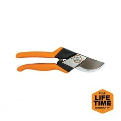 Pro 1 in. Cut Steel High Carbon Blade with Cast Aluminum Handled Pruner by Fiskars