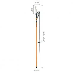 1 in. Cut Capacity Steel Blade Fiberglass Handled 12 ft. Tree Pruner by Fiskars 13 1 in. Cut Capacity Steel Blade Fiberglass Handled 12 ft. Tree Pruner by Fiskars -GARDEN TOOLS Shop fiskars tree pruners 393951 1001 40 1000