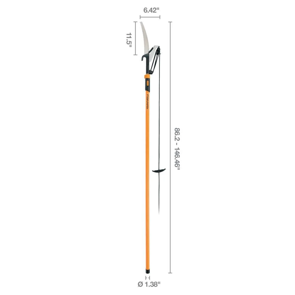 1 in. Cut Capacity Steel Blade Fiberglass Handled 12 ft. Tree Pruner by Fiskars 5 1 in. Cut Capacity Steel Blade Fiberglass Handled 12 ft. Tree Pruner by Fiskars - Image 3
