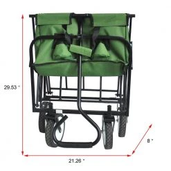 3 cu. ft. Outdoor Metal Folding Shopping Beach Utility Wagon Garden Cart in Green by Flynama 16 3 cu. ft. Outdoor Metal Folding Shopping Beach Utility Wagon Garden Cart in Green by Flynama -GARDEN TOOLS Shop flynama garden carts flw22702955q 4f 1000
