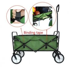 3 cu. ft. Outdoor Metal Folding Shopping Beach Utility Wagon Garden Cart in Green by Flynama 20 3 cu. ft. Outdoor Metal Folding Shopping Beach Utility Wagon Garden Cart in Green by Flynama -GARDEN TOOLS Shop flynama garden carts flw22702955q 76 1000