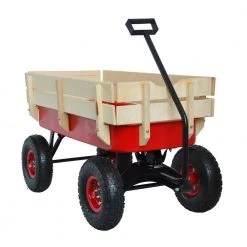 3 cu. ft. Outdoor Steel Shopping Utility Wagon Garden Cart in Red Wheel by Flynama 16 3 cu. ft. Outdoor Steel Shopping Utility Wagon Garden Cart in Red Wheel by Flynama -GARDEN TOOLS Shop flynama garden carts flw22702956q 76 1000