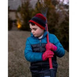 Soft Jersey Kids Green/Red/Blue Gloves (3-Pair) by G & F Products -GARDEN TOOLS Shop g f products gardening gloves 1823 3 1d 1000