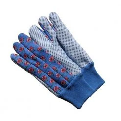 Medium Green/Red/Blue Women Soft Jersey Garden Gloves (3-Pair) by G & F Products -GARDEN TOOLS Shop g f products gardening gloves 1852 3 c3 1000