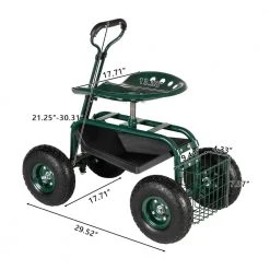 0 cu. ft. Steel Iron Garden Cart by Karl home -GARDEN TOOLS Shop garden carts 780133335322 1f 1000