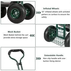 0 cu. ft. Steel Iron Garden Cart by Karl home -GARDEN TOOLS Shop garden carts 780133335322 44 1000