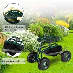 0 cu. ft. Steel Iron Garden Cart by Karl home -GARDEN TOOLS Shop garden carts 780133335322 4f 1000