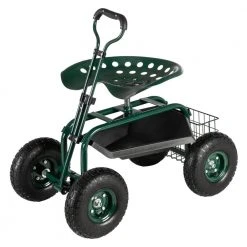 0 cu. ft. Steel Iron Garden Cart by Karl home