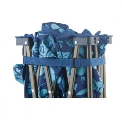 36 in. 7 cu. ft. Collapsible Fabric Garden Cart Beach Wagon with Storage Bag and Beverage Holders in Blue Flowers by BLISS HAMMOCKS -GARDEN TOOLS Shop garden carts bhw 100 bf 76 1000