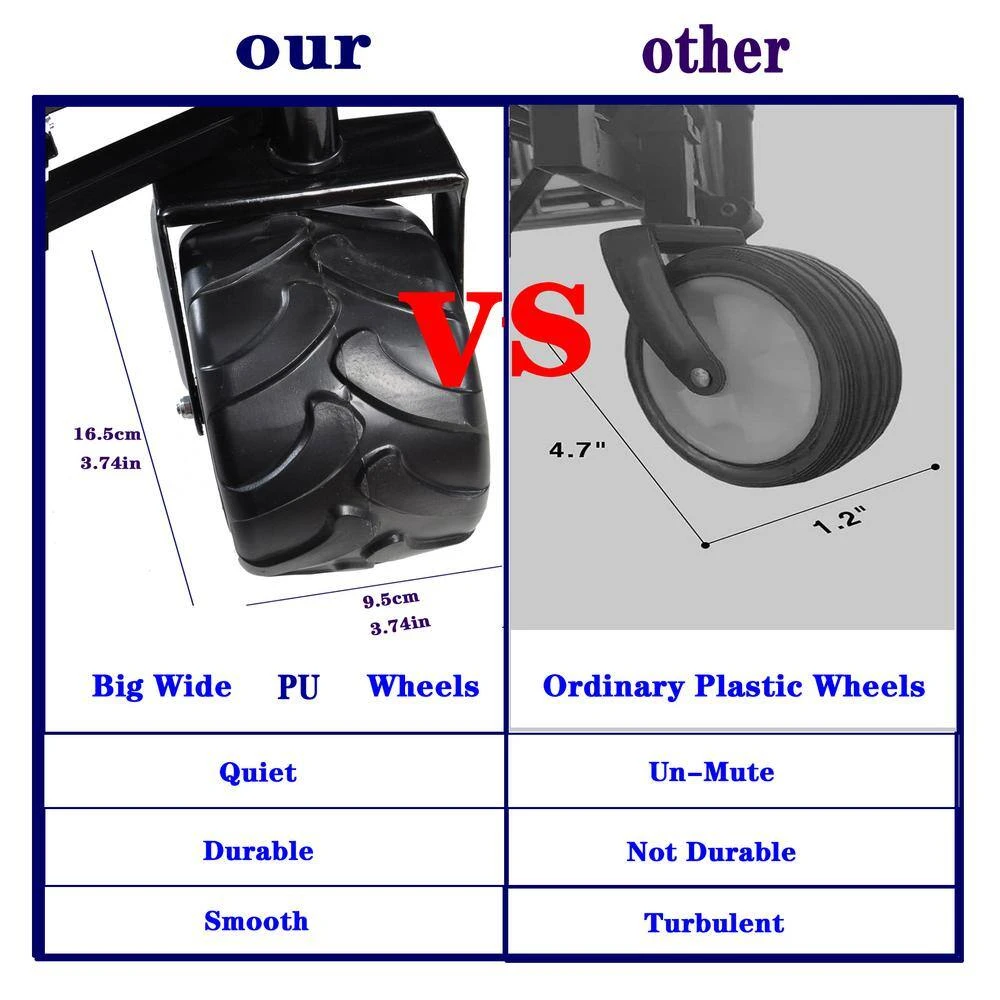 Serga 3.53 cu. ft. Foldable Portable Multifunction Steel Outdoor Camping Garden Cart Camouflage by Unbranded 9 Serga 3.53 cu. ft. Foldable Portable Multifunction Steel Outdoor Camping Garden Cart Camouflage by Unbranded - Image 7