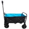 1.35 cu. ft. Black and Blue Fabric Steel Frame Folding Wagon Garden Cart for Shopping Beach by Unbranded -GARDEN TOOLS Shop garden carts cxxbk gi35705w227 cart01 64 1000