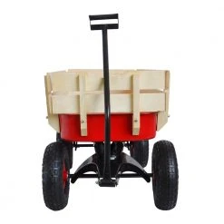 3 cu. ft. Total Garden Steel Cart Outdoor Wagon All Terrain Pulling Air Tires Kid Garden Removable Cart Red by Tatayosi 19 3 cu. ft. Total Garden Steel Cart Outdoor Wagon All Terrain Pulling Air Tires Kid Garden Removable Cart Red by Tatayosi -GARDEN TOOLS Shop garden carts djyc h w22702956 76 1000
