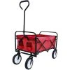 3.5 cu. ft. Steel Garden Cart, Red by Unbranded
