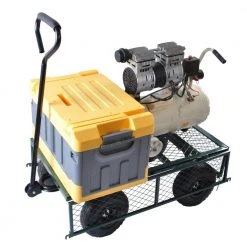 16 cu. ft. Metal Garden Cart Trucks Make It Easier To Transport Firewood by Unbranded -GARDEN TOOLS Shop garden carts h w22721203 76 1000