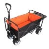 3.7 cu.ft. Steel Garden Cart Heavy-Duty Folding Garden Portable Hand Cart by Unbranded