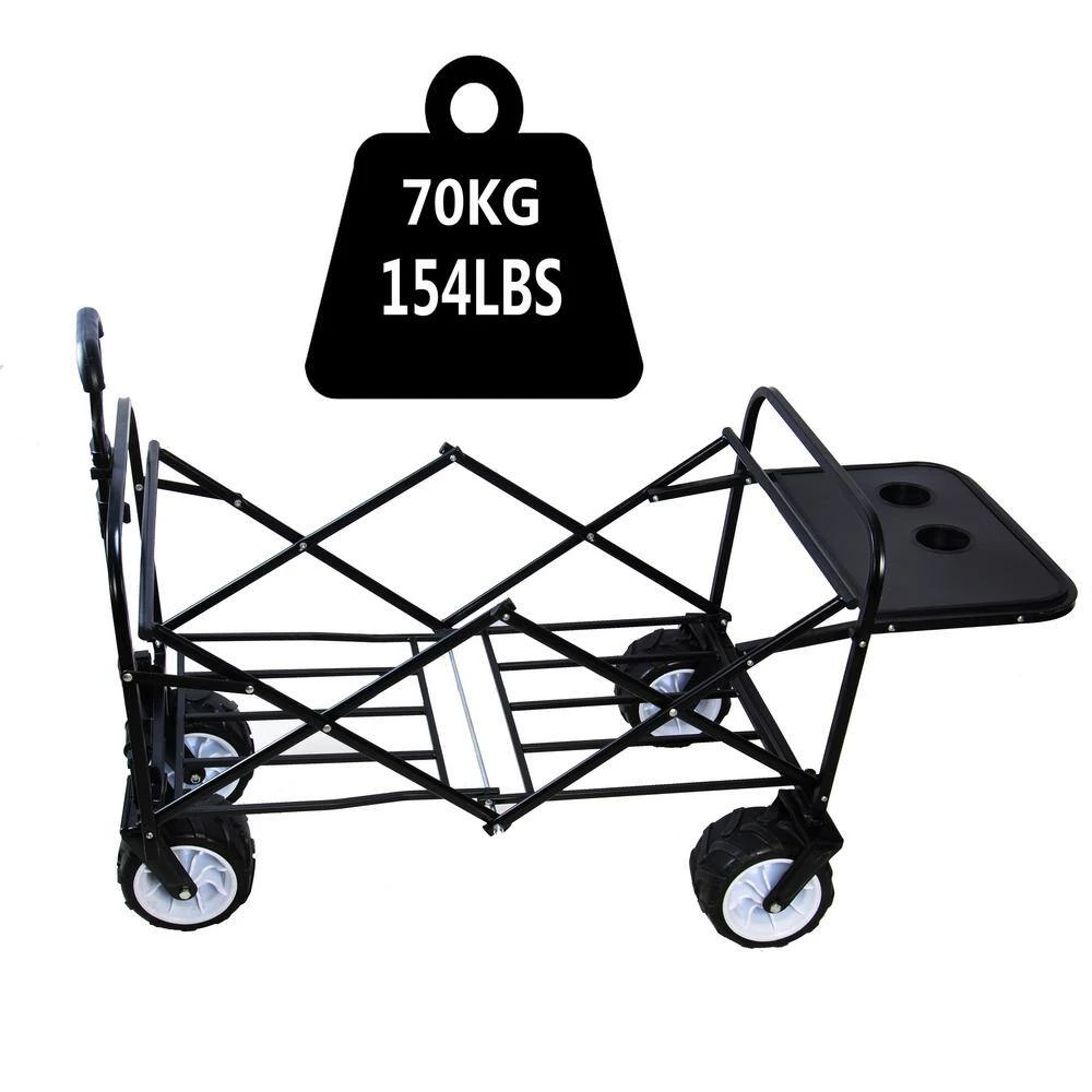 3.7 cu.ft. Steel Garden Cart Heavy-Duty Folding Garden Portable Hand Cart by Unbranded 8 3.7 cu.ft. Steel Garden Cart Heavy-Duty Folding Garden Portable Hand Cart by Unbranded - Image 6