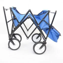 Beach Outdoor 3.7 cu.ft.Blue Fabric Collapsible Wagon Folding Garden Cart with Canopy and Adjustable Handle Rear Storage by Afoxsos 13 Beach Outdoor 3.7 cu.ft.Blue Fabric Collapsible Wagon Folding Garden Cart with Canopy and Adjustable Handle Rear Storage by Afoxsos -GARDEN TOOLS Shop garden carts hdmx1152 fa 1000