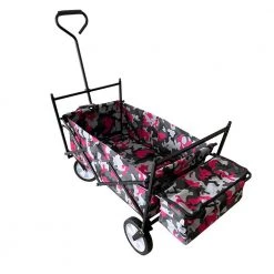 7 cu. ft. Collapsible Folding Metal Outdoor Garden Cart by Afoxsos -GARDEN TOOLS Shop garden carts hdmx448 44 1000