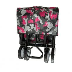 7 cu. ft. Collapsible Folding Metal Outdoor Garden Cart by Afoxsos -GARDEN TOOLS Shop garden carts hdmx448 fa 1000